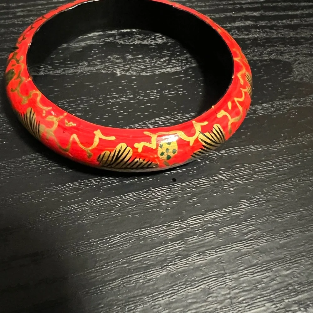 Colorful Patterned Bangles Set - Picture 3 of 7